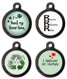 Rescued and Rehomed Cats Cat ID Tag